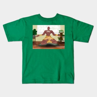 Yoga with Dhalsim Kids T-Shirt